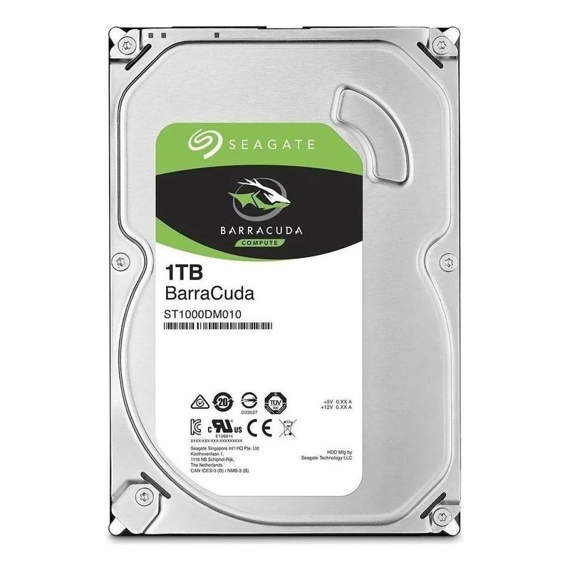 GENERICO - Disco Duro Seagate Barracuda Interno Sata Hd 1t 35