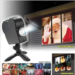 TIOZONEY - 12 proyector de cine proyector de ventana de luz