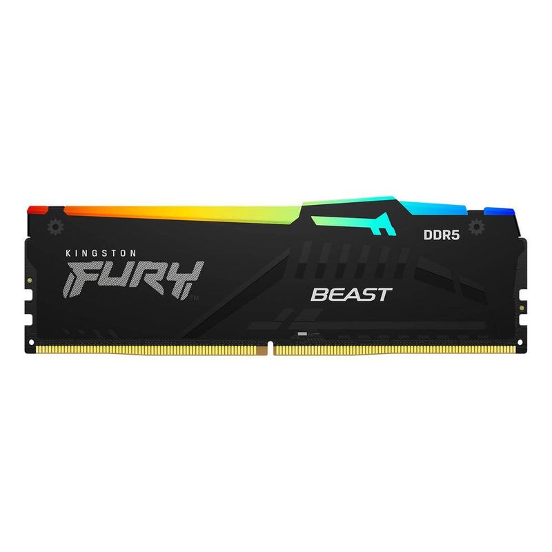 KINGSTON - Memoria RAM Kingston Fury Beast RGB 32GB DDR5 5600MTs CL40 DIMM
