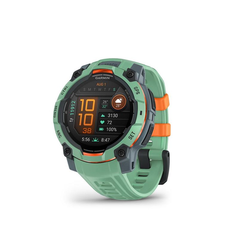 GARMIN - Instinct 3AMOLEDBold WW - Verde Arlequín.