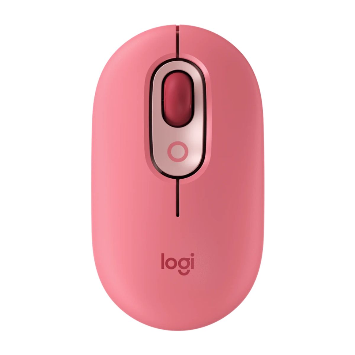 LOGITECH - Logitech Pop Mouse Inalámbrico con Función Emojis - Heartbreaker