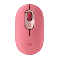 LOGITECH - Pop Mouse Inalámbrico con Función Emojis - Heartbreaker