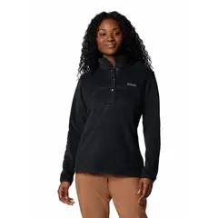 COLUMBIA - Polar Mujer Benton Springs Half Snap Negro