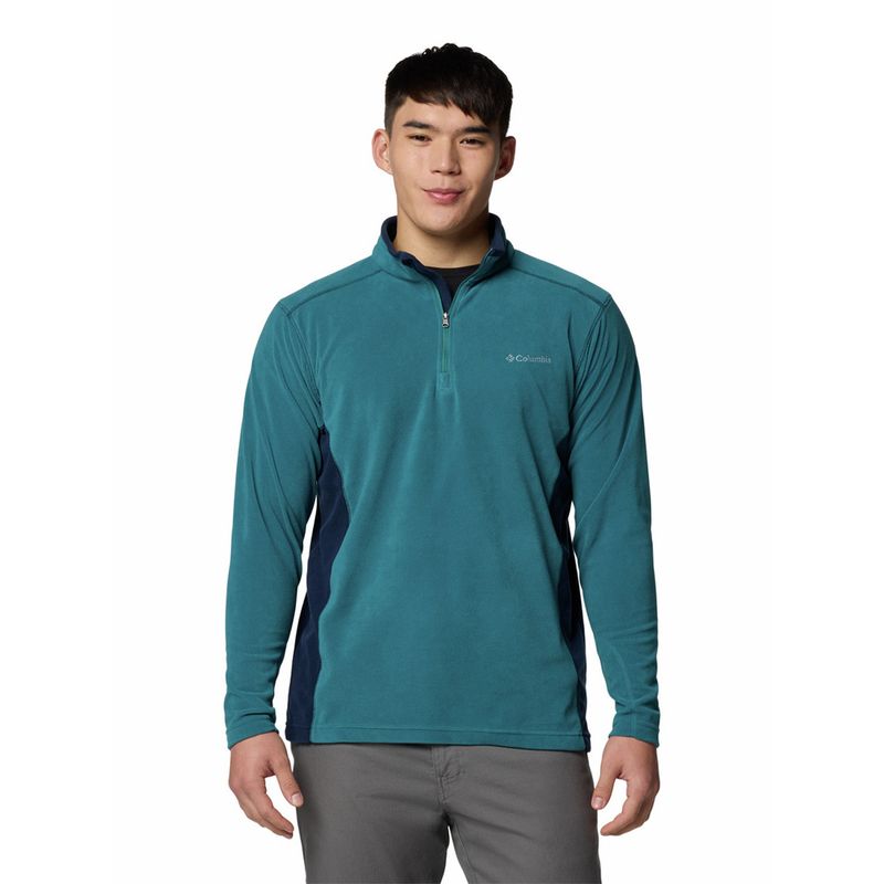 COLUMBIA - Polar Hombre Klamath Range Half Azul COLUMBIA