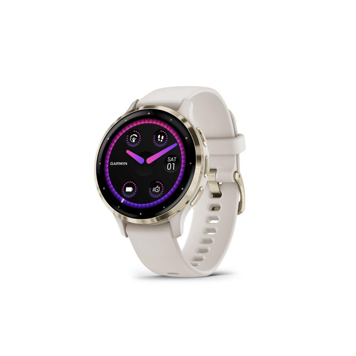 GARMIN - Venu 3S Ivory + Soft Gold - Crema