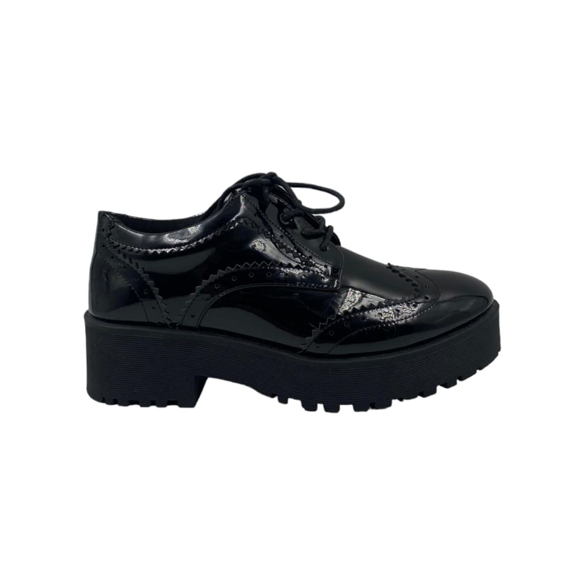 HERIEL - Zapato Negro Charol Hombre