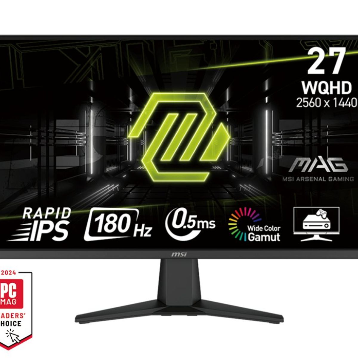 MSI - Monitor Gamer MSI MAG 275QF 27 WQHD 180Hz Panel Rapid IPS 05ms