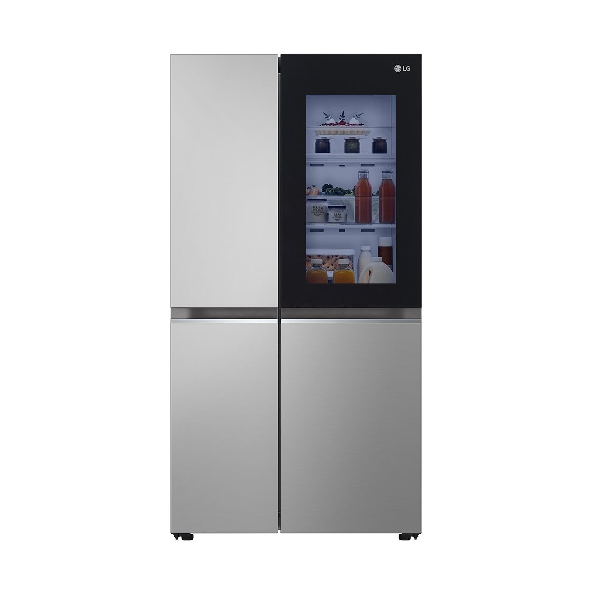 LG - Refrigerador Side by Side LG 647 Litros con Motor Smart Inverter Compressor GS66BVP