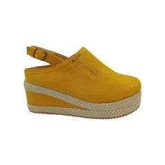 HERIEL - Zapato Panchita Amarillo Plataforma