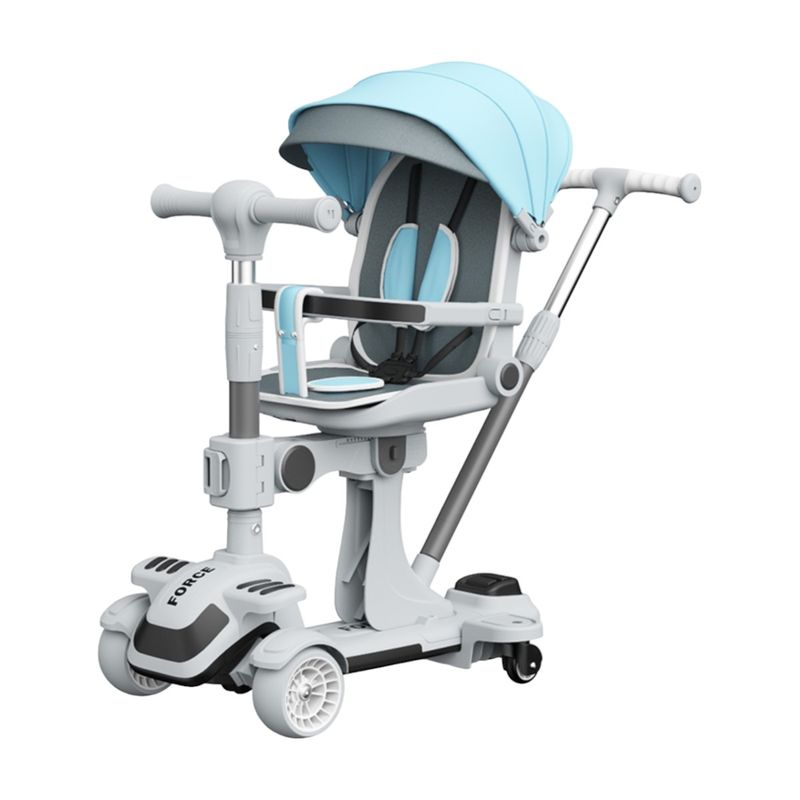 LUBABYCAS - Triciclo Scooter 2 En 1 LuBabycas Azul LuBabycas