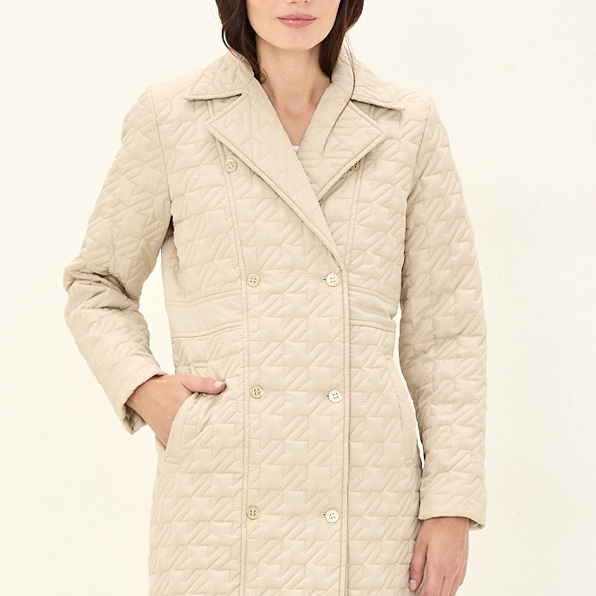 MA GRIFFE - Parka Beige Mujer Magriffe