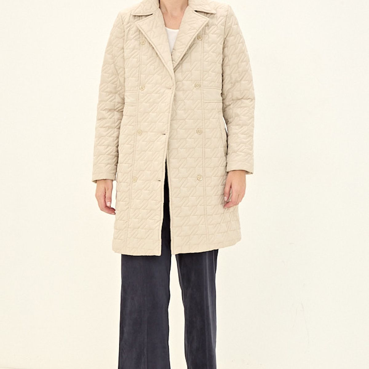 MA GRIFFE - Parka Beige Mujer Magriffe