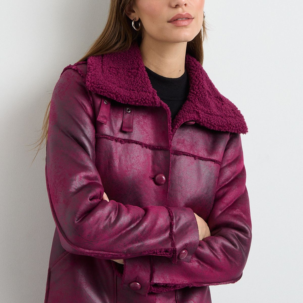 IO - Chaqueta Morado Mujer Io