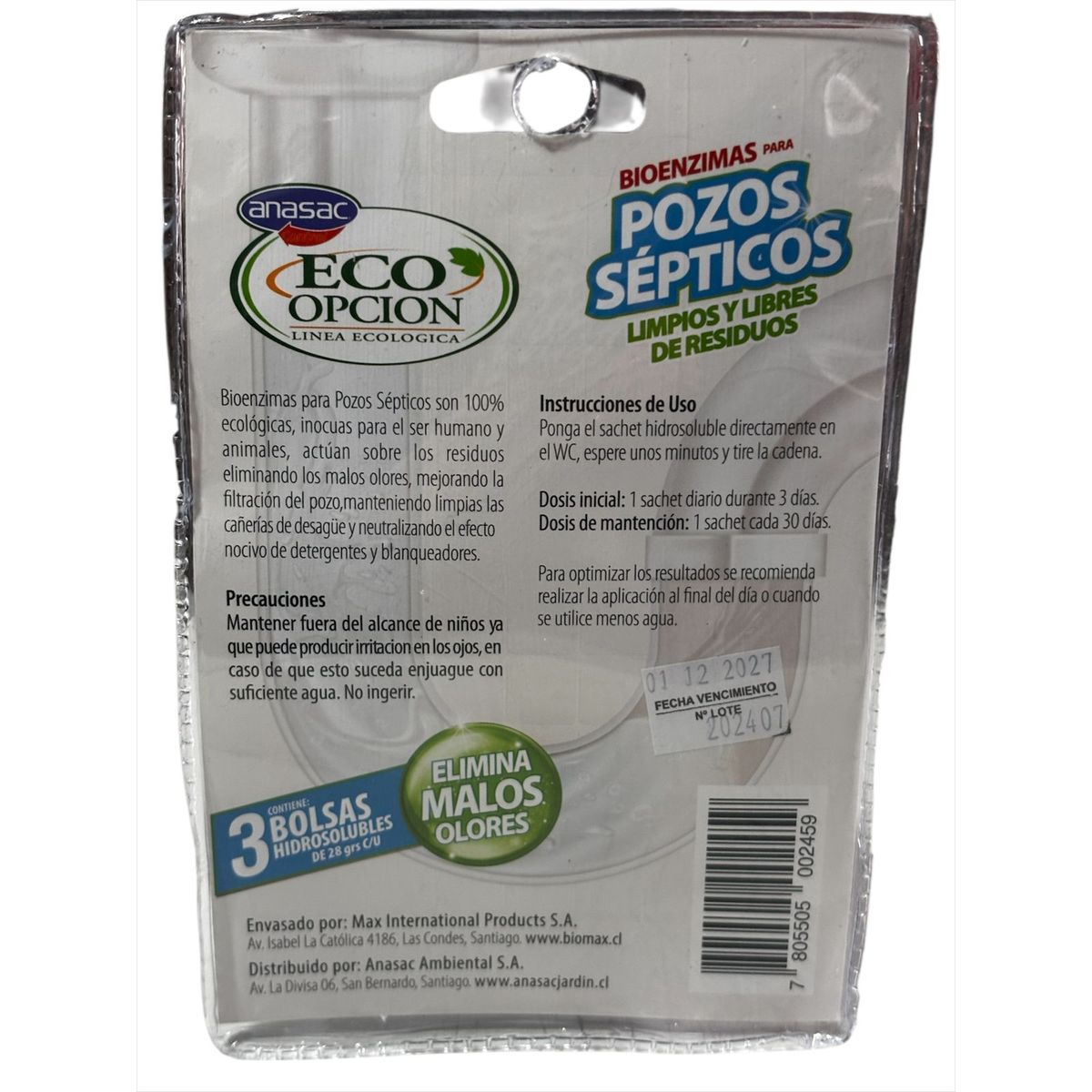 GENERICO - BIOENZIMAS POZOS SEPTICOS