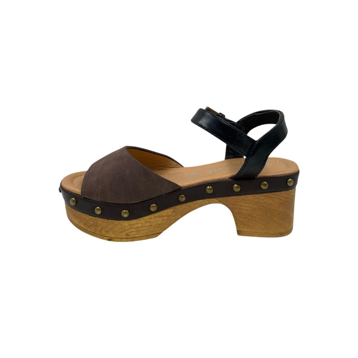 HERIEL - Sandalia Café Plataforma Mujer