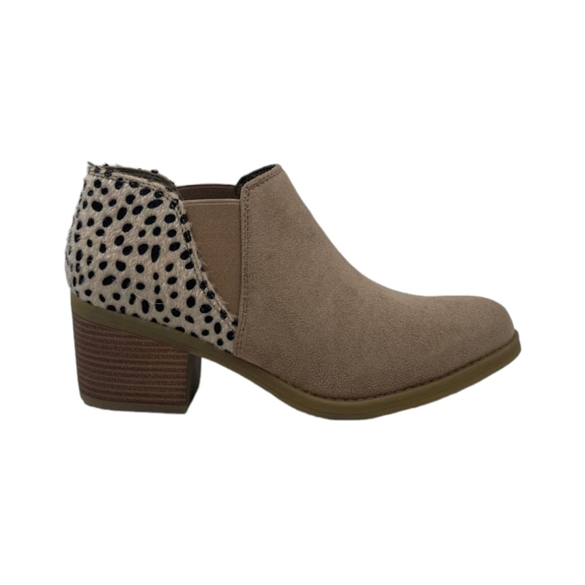 HERIEL - Zapato Gamuza Taco Print Colores