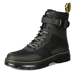 TIOZONEY - Botas de caña alta abrigadoras.