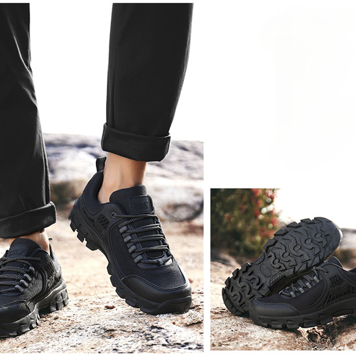 TIOZONEY - Zapatos de montañismo al aire libre