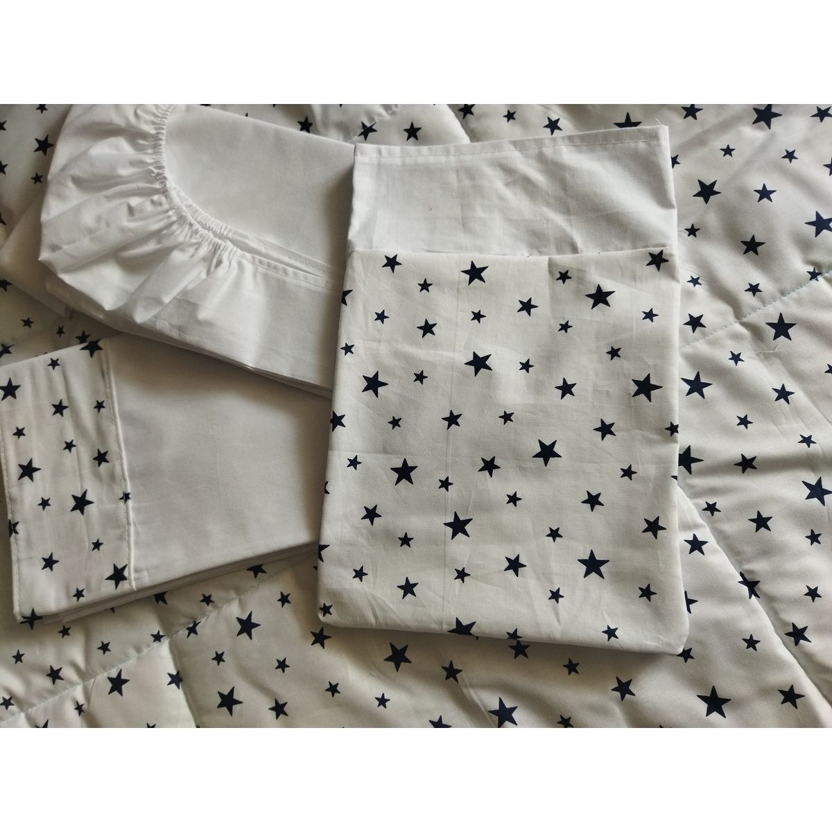 GENERICO - Juego de sabana mas cobertor cuna colecho bebe