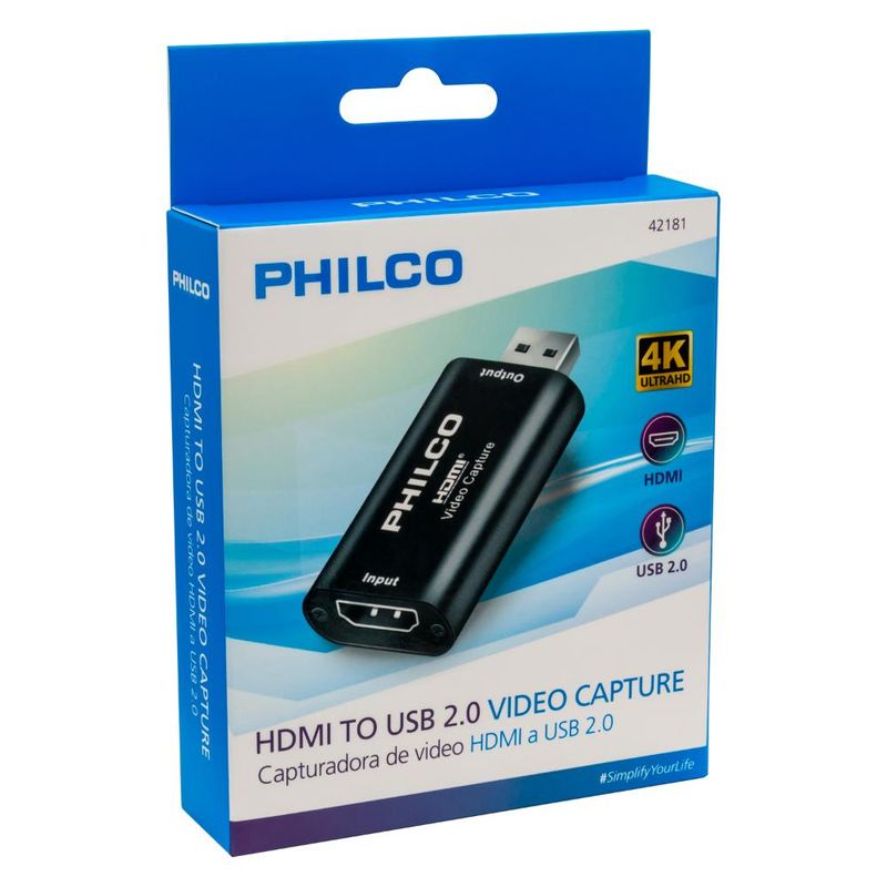 PHILCO - Capturadora Video HDMI a USB