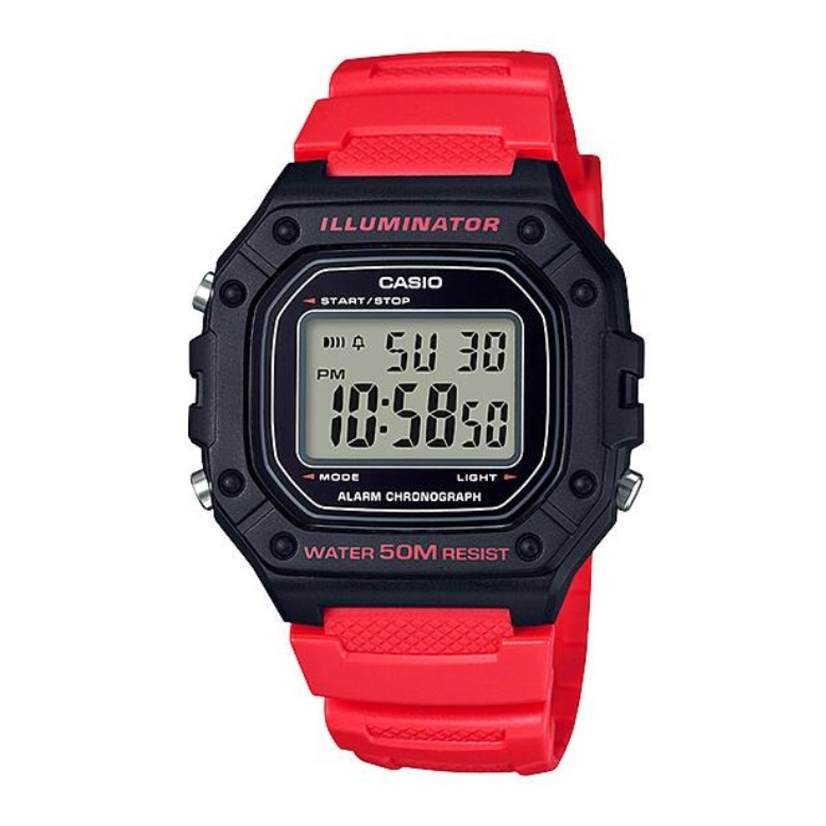 CASIO - Reloj Casio Digital Unisex W-218H-4B-