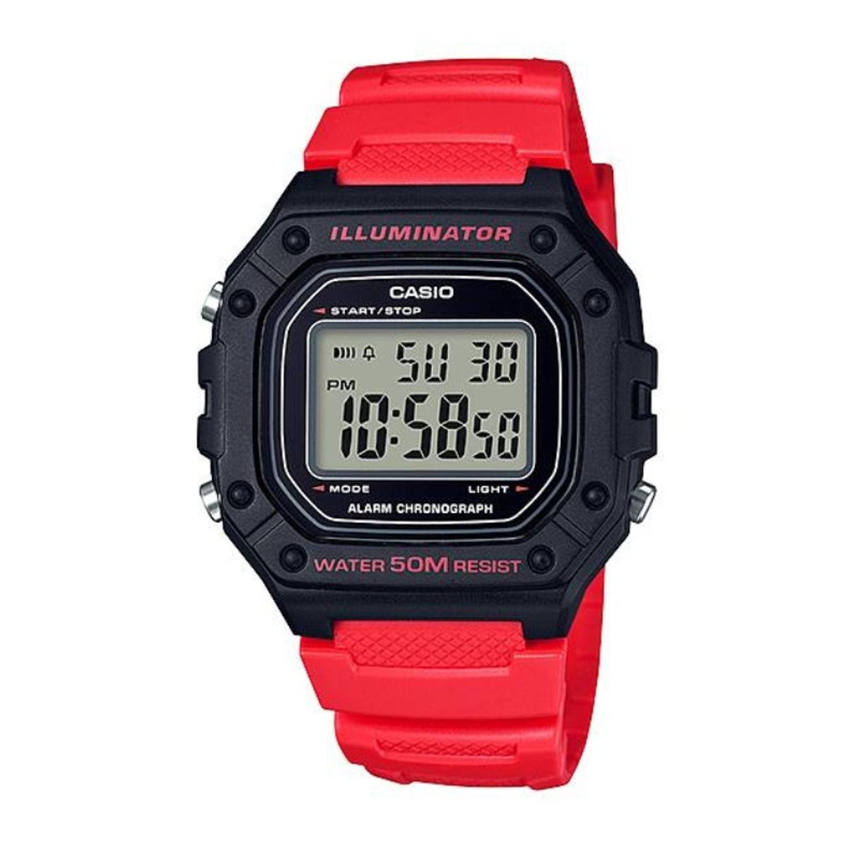 CASIO - Reloj Casio Digital Unisex W-218H-4B-