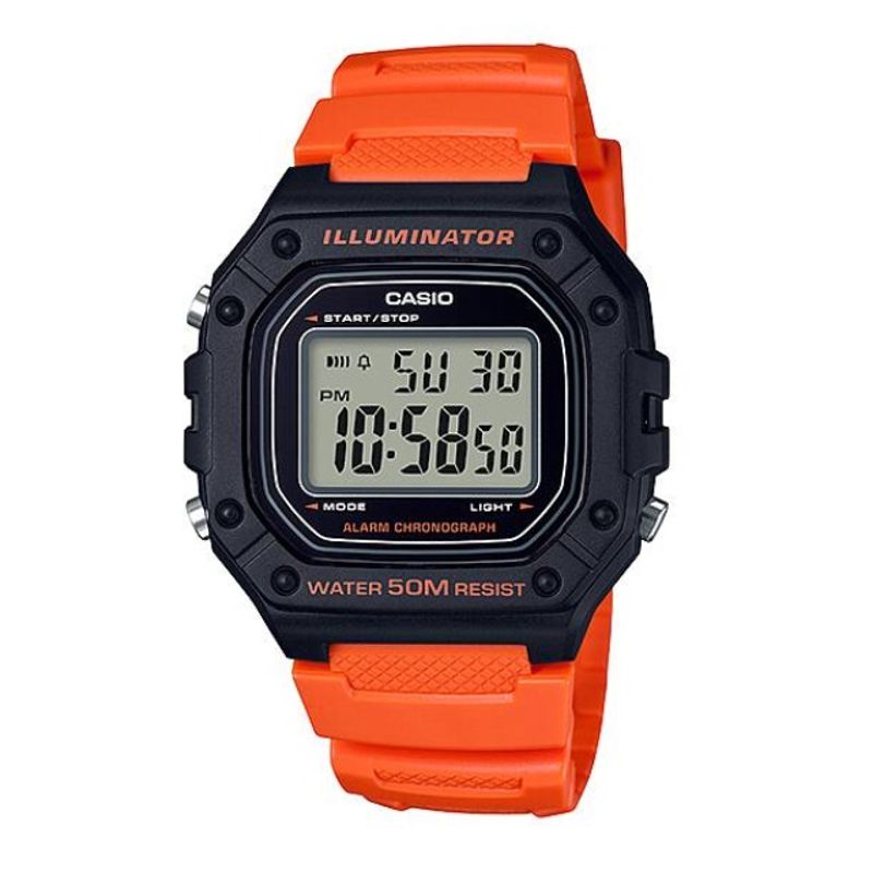 CASIO - Reloj Casio Digital Unisex W-218H-4B2-