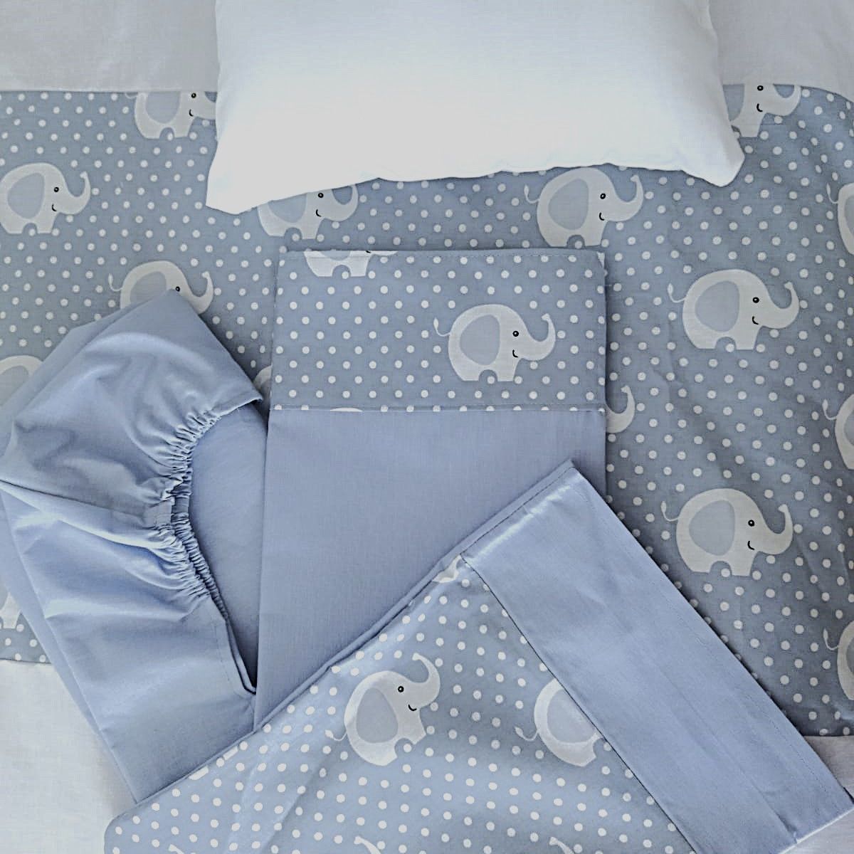 GENERICO - Juego de sabana mas cobertor y almohadita cuna colecho bebe