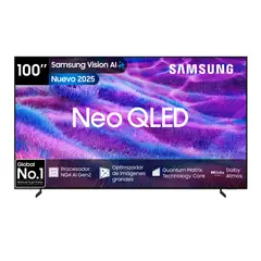 SAMSUNG - 100 Neo QLED 4K QN80F Vision AI Smart TV 2025