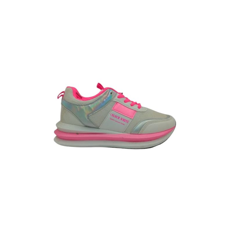 HERIEL - Zapatilla Rosa Plataforma