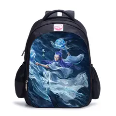 BLWOENS - NE ZHA Mochilas escolares - Negro