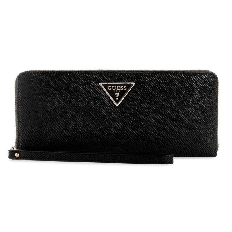 GUESS - Billetera Laurel Slg Cheque Organizer Mujer Negro