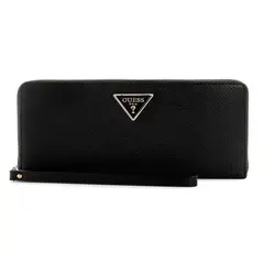 GUESS - Billetera Laurel Slg Cheque Organizer Mujer Negro