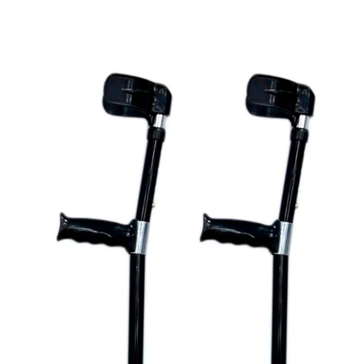 DETODOYMAS - Pack 2 Bastón Muleta Fijo - Negro