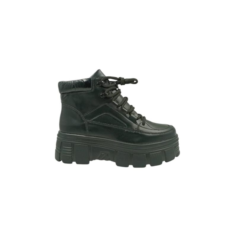HERIEL - Zapatilla Negra Plataforma Mujer