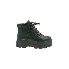 HERIEL - Zapatilla Negra Plataforma Mujer