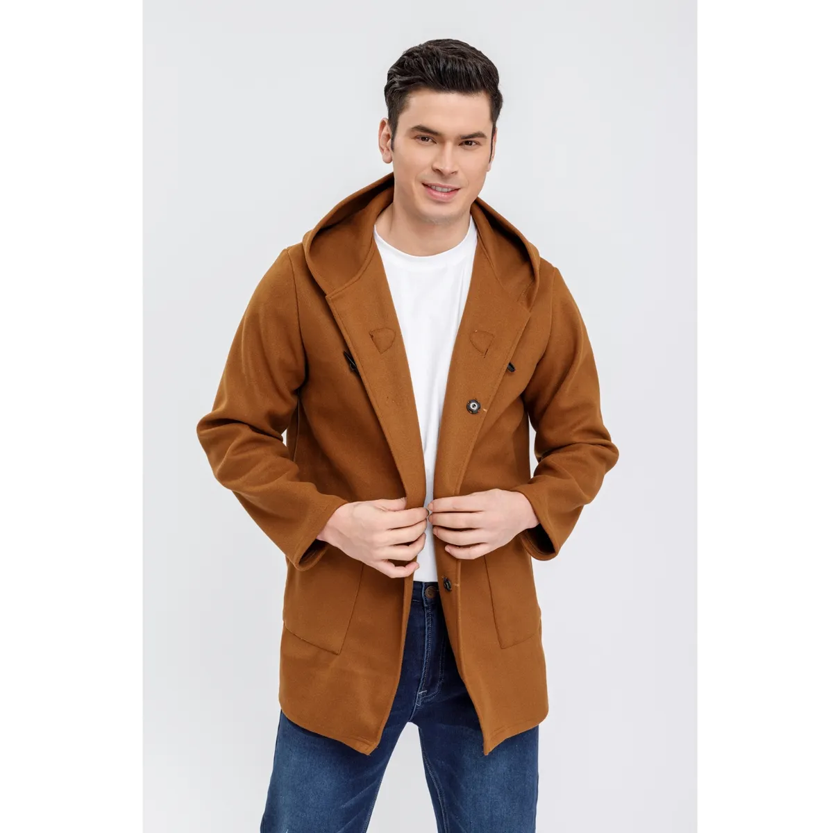 LIKE SHOP - Abrigo Chaqueta Hombre Montgomery Largo Otoño Invierno 7572