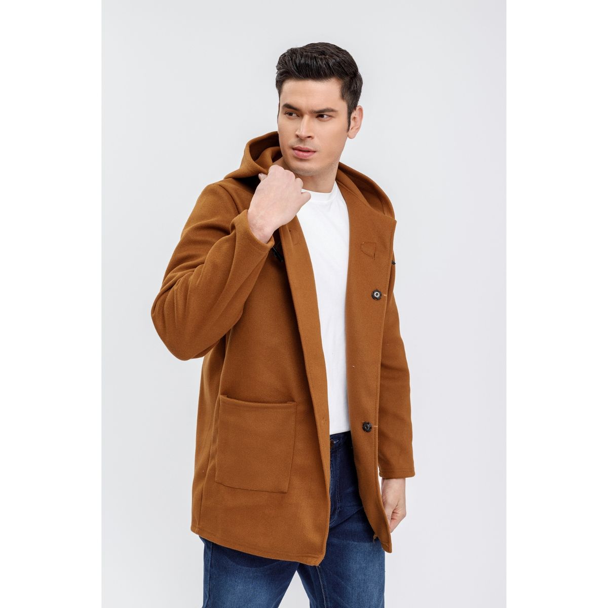 LIKE SHOP - Abrigo Chaqueta Hombre Montgomery Largo Otoño Invierno 7572