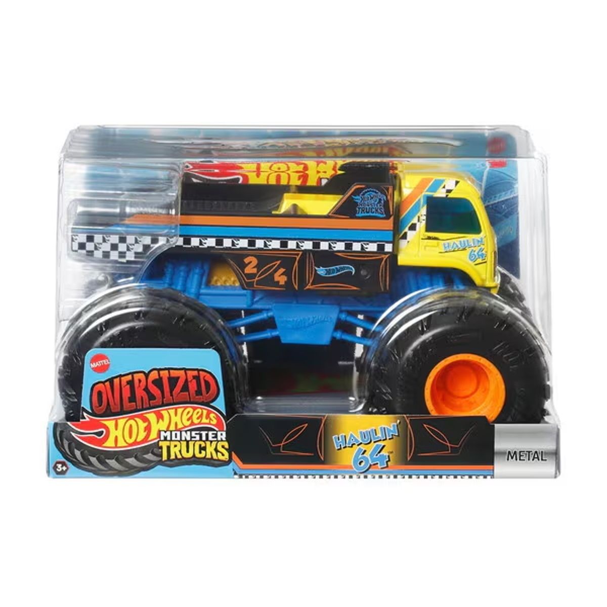 HOT WHEELS - HOT WHEELS MONSTER TRUCKS ESCALA 1:24 - HAULIN 64