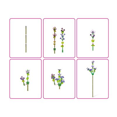 Imagen 2 del producto Bloques 247 piezas rosas para construcción