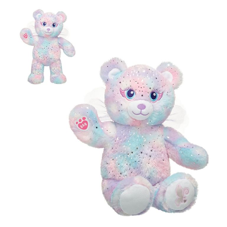 Peluche oso hada con alas de tul
