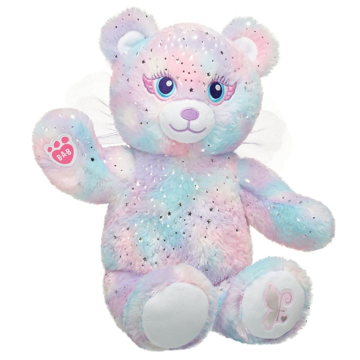 BUILD A BEAR - Peluche Build a Bear oso hada con alas de tul