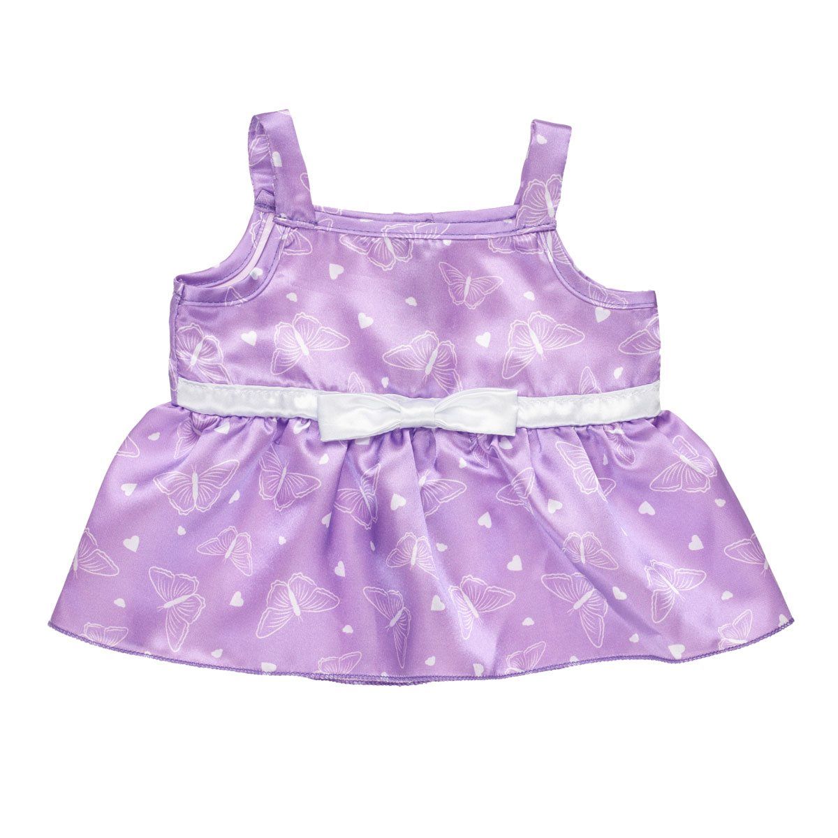 BUILD A BEAR - Vestido Build a Bear morado mariposas para peluche
