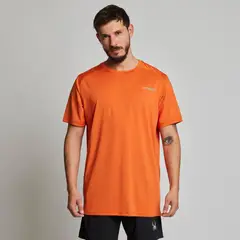 SPYDER - Polera Entrenamiento Hombre Naranja