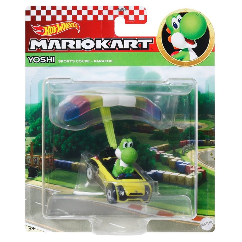 HOT WHEELS - HOT WHEELS PERSONAJES CON GLIDER SORPRESA - YOSHI