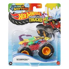 HOT WHEELS - MONSTER TRUCKS COLOR SHIFTERS 1:64 - SCORPEDO