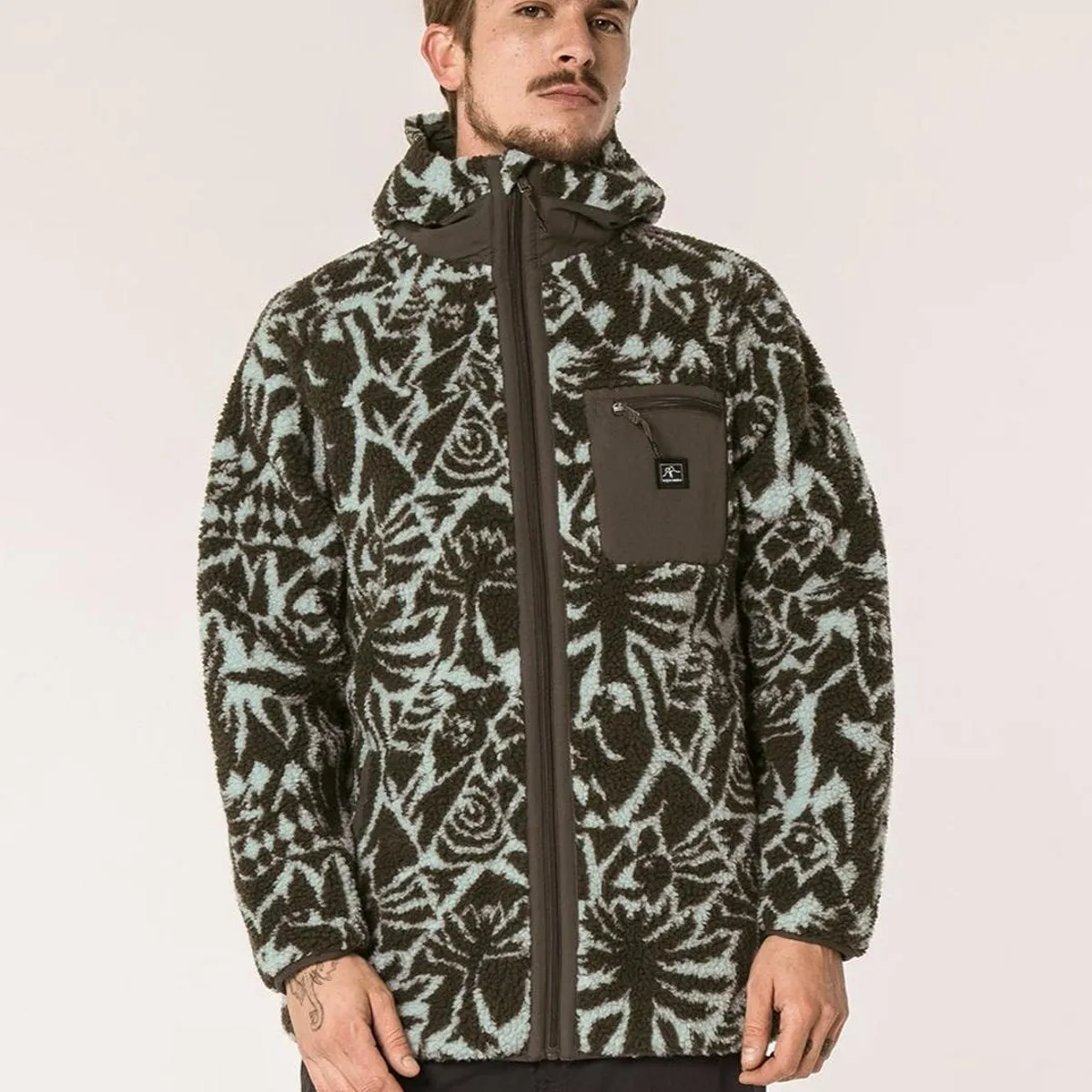 KAYA UNITE - Polerón Chiporro Hombre Hood Carpintero Acero