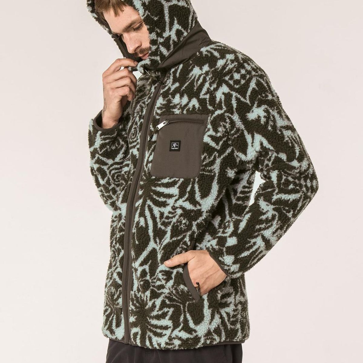 KAYA UNITE - Polerón Chiporro Hombre Hood Carpintero Acero