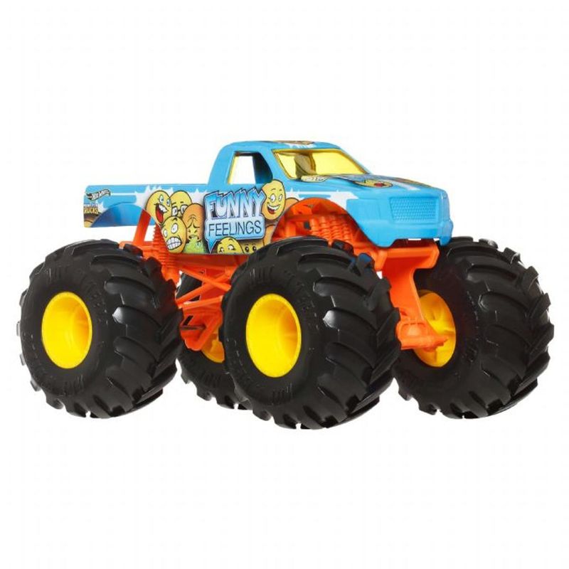HOT WHEELS - HOT WHEELS MONSTER TRUCKS ESCALA 1:24 - FUNNY FEELINGS
