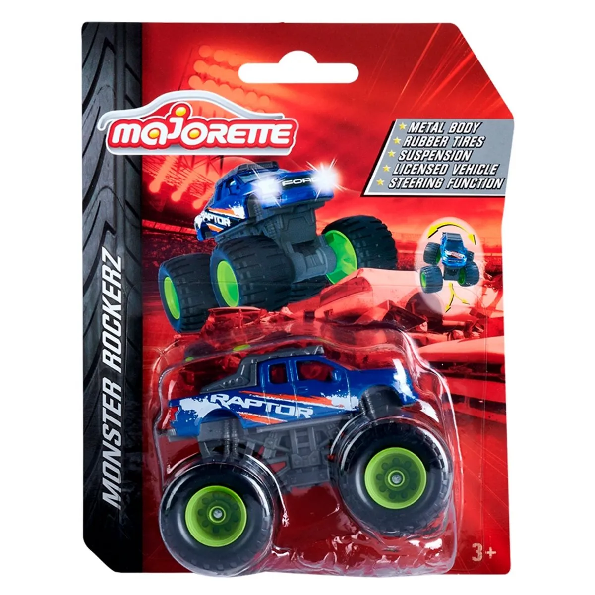 MAJORETTE - Vehículo 4x4 Majorette colección todoterreno azul